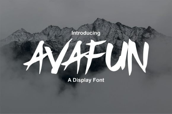 Avafun Display Font