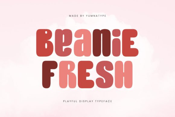 Beanie Fresh: A Playful Display Font for Editorial Design