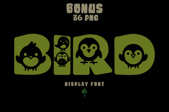 Bird Font: A Display Typeface for Digital Design