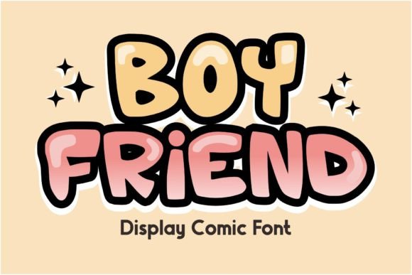 Boy Friend Font: A Playful Display Typeface for Editorial Design