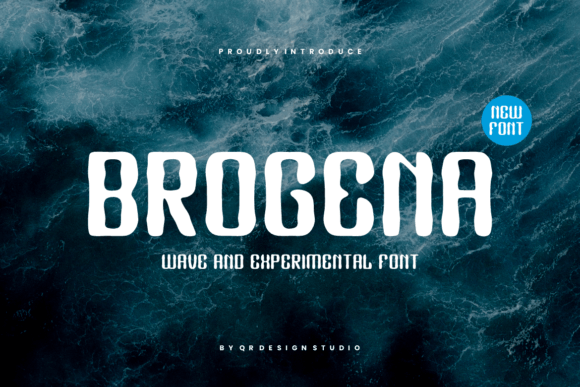 Brogena: A Bold Display Font for Crafters and Small Shops
