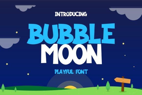 Bubble Moon Playful Display Font for Scroll-Stopping Marketing