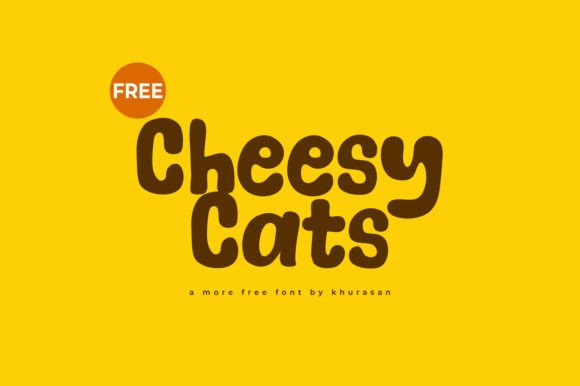 Cheese Cats Font: A Playful Display Typeface for Modern Brands