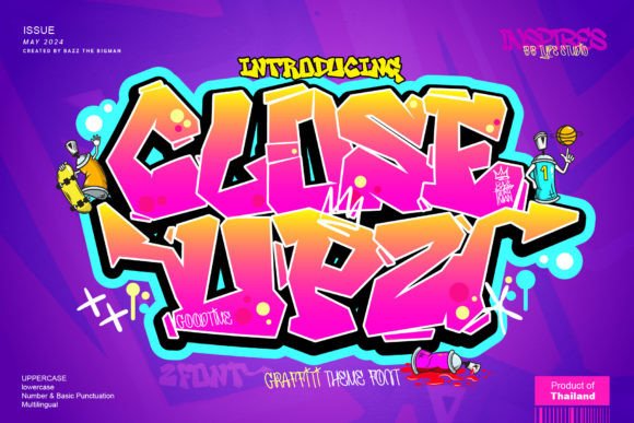Close Upz Font for Creative Design