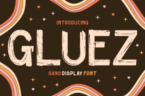 Gluez Sans Display Font for Editorial Design and Content Branding
