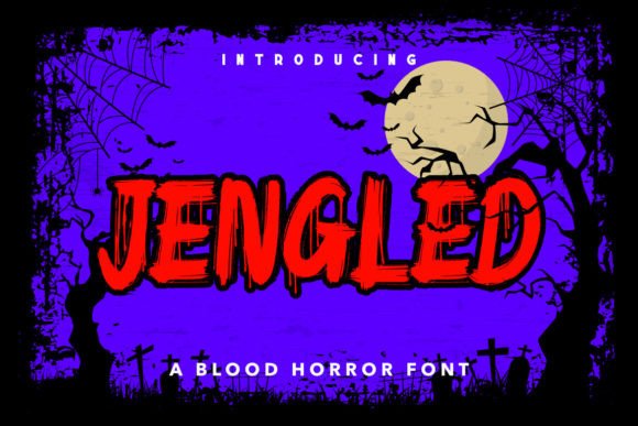 Jengled: A Spooky Font for Editorial Design