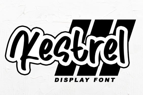 Kestrel: Handwritten Display Font for Small Business Branding