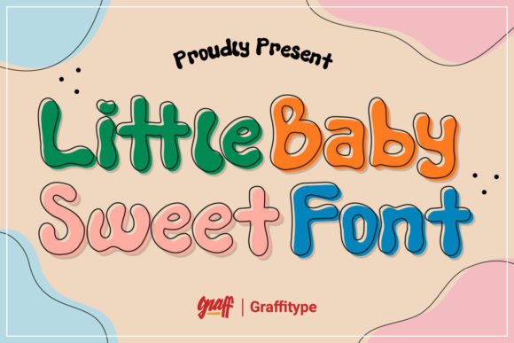 Little Baby Sweet: A Cartoon Display Font for Playful Editorial Design