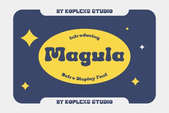 Magula: A Retro Groovy Display Font for Scroll-Stopping Visuals