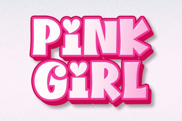 Make Your Brand Stand Out with Pink Girl Display Font