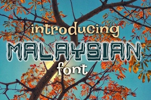Malaysian Font for Web Design