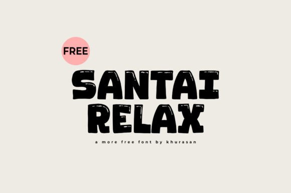 Santai Relax: A Modern Display Font for Polished Branding