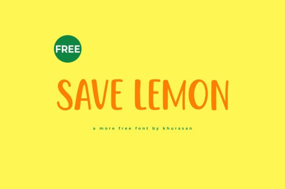 Save Lemon: A Modern Display Font for Scroll-Stopping Marketing Content