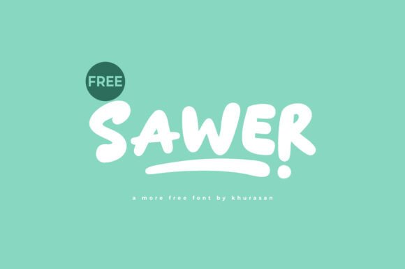 Sawer: A Modern and Cute Display Font for Your Small Business Branding