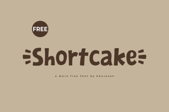 Shortcake Font: A Modern Display Typeface for Editorial Design