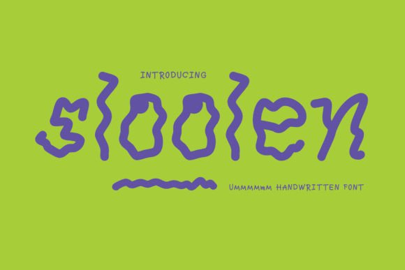 Sloolen Display Font for Editorial Design and Lively Publishing