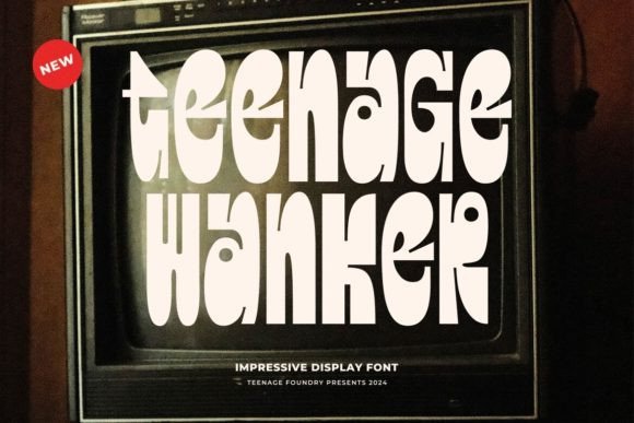 Teenage Wanker Font – Unique Display Type
