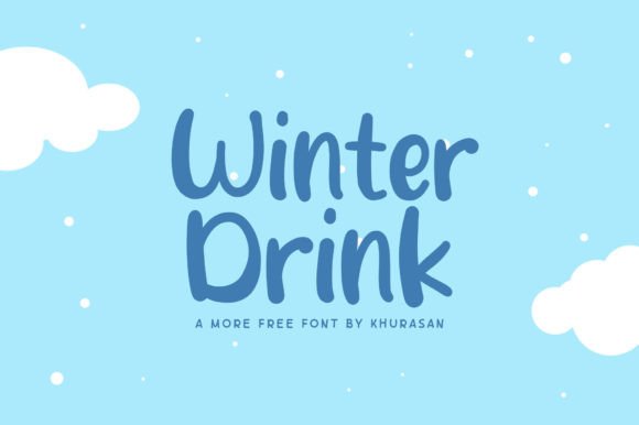 Winter Drink: Modern Display Font for Marketers and Creators