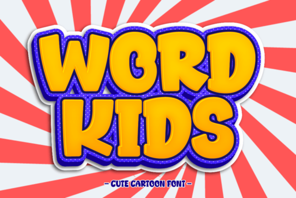 Word Kids Font