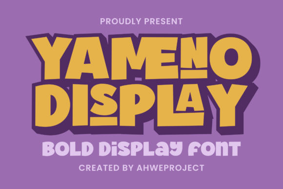 Yameno Font for Creative Projects