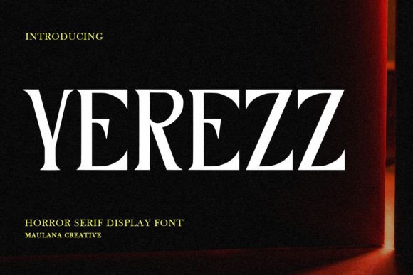 Yerezz: A Stylish Serif Font for Impactful Campaigns